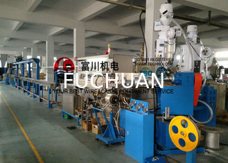 Fuchuan-Kabel-Verdrängungs-Maschine für PVCplastikverdrängungs-Draht-Durchmesser 0.6-4mm