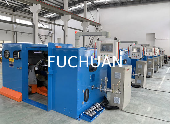 Draht-Doppelzwirnmaschine Kupferkabel-Bündelmaschine Fuchuan Hochgeschwindigkeits-Bündelmaschine