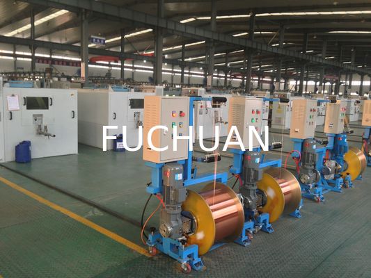 Einwellen-Draht-Doppelt-Twist-Bündelmaschine, SPS-Steuerung, Kunststoff-Extrusion