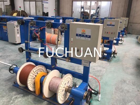 FC-500 Double Twist Bunching Machine 0,15 mm -1,04 mm Kupferdraht Aktive Auszahlung