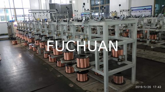 0,03–2,52 mm verzinnte Kupferdraht-Bündelmaschine, Kabelherstellungs-Verdrillungsausrüstung