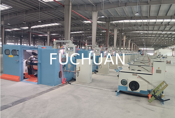 Fuchuan Hochgeschwindigkeitsdraht-Doppeldrehmaschine Kupferdrahtkabel-Buncher
