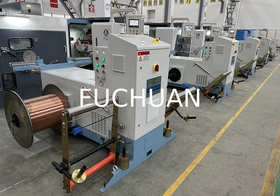 Drahtbündelmaschine, doppelt gedrehter, blanker Kupferdraht, der elektronische Steigungsänderungen kombiniert
