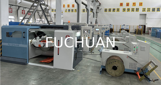 Doppelt gedrehte Kupferdraht-Bündelmaschine, max. 50 Quadratmeter Querschnitt, emaillierter blanker Aluminiumdraht